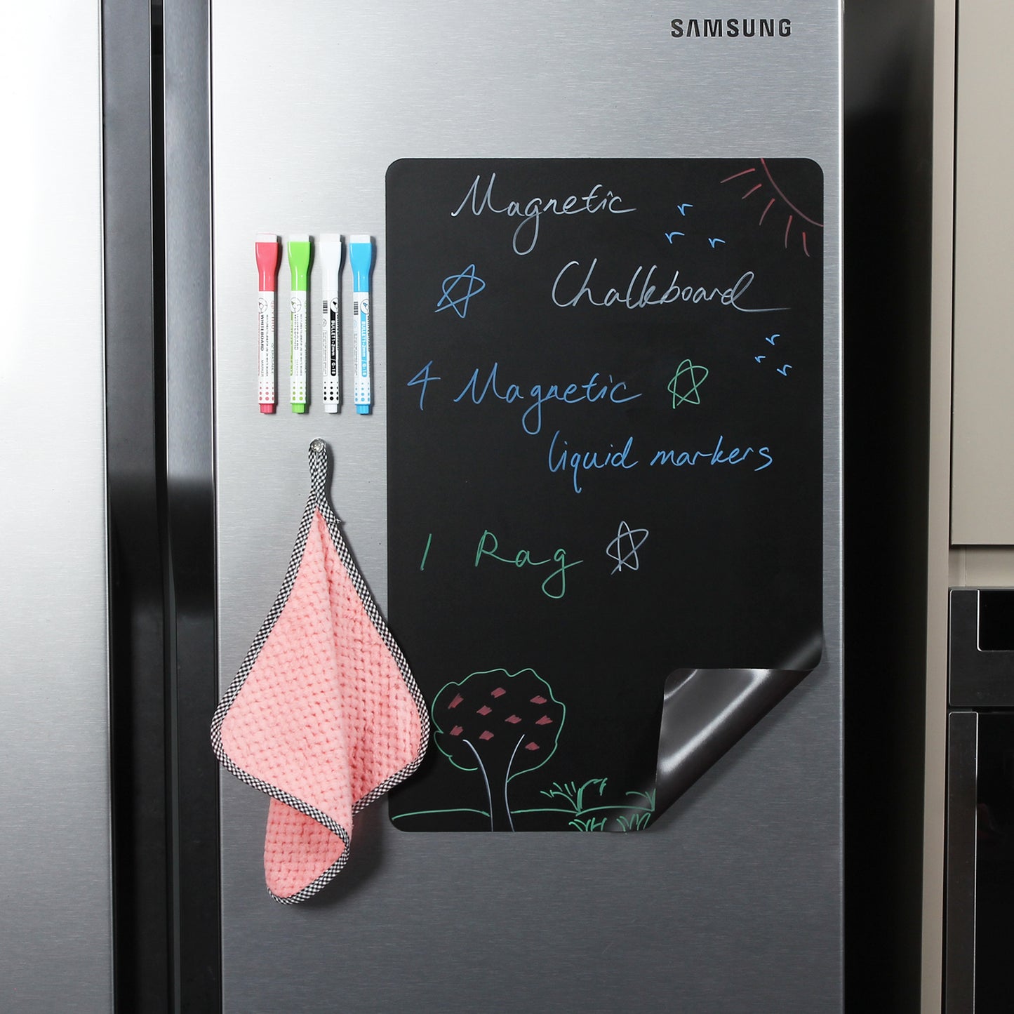 Magnetic Fridge Chalkboard