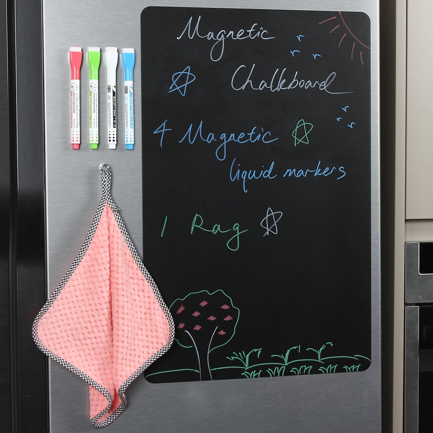 Magnetic Fridge Chalkboard