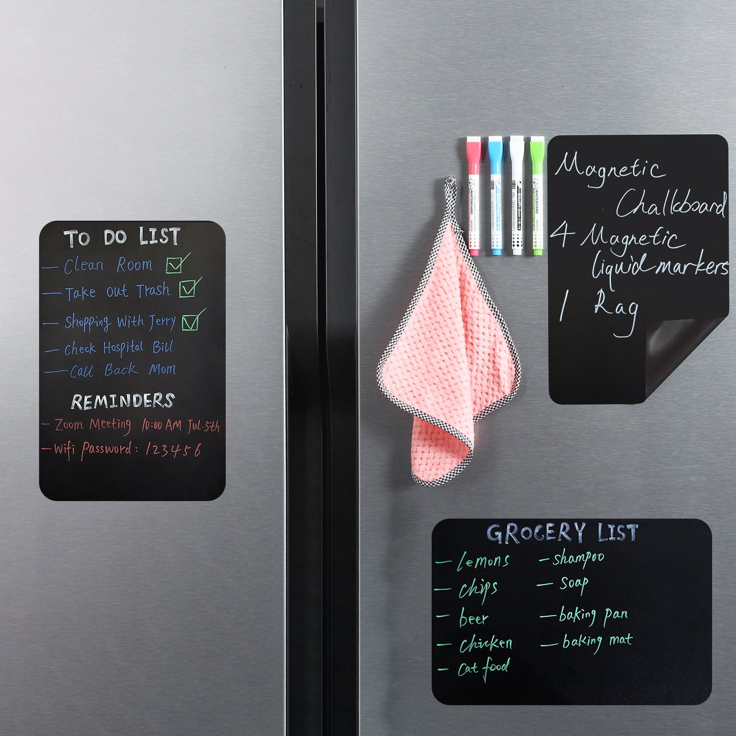 Magnetic Fridge Chalkboard