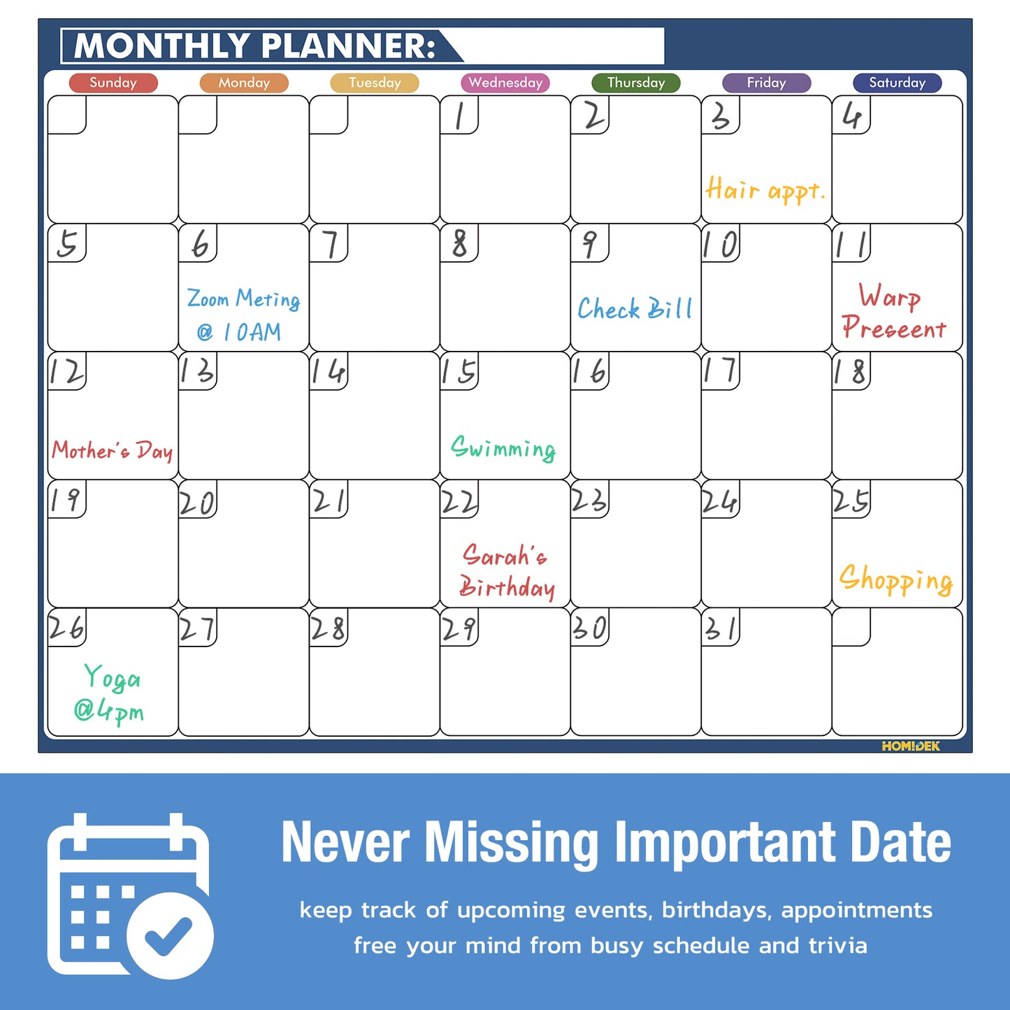 Magnetic Calendar Series