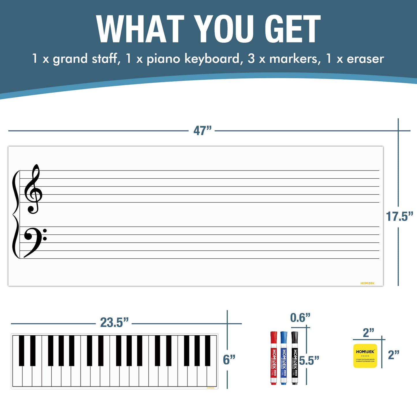 Music Staff Whiteboard
