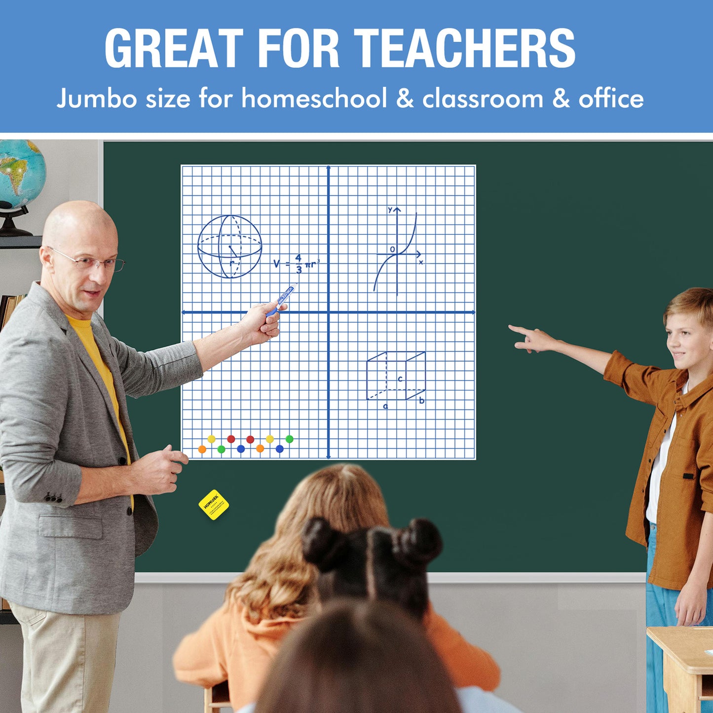 4 in 1 Magnetic Graph Board